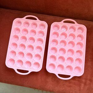 Two Silicone Mini Muffin Pans